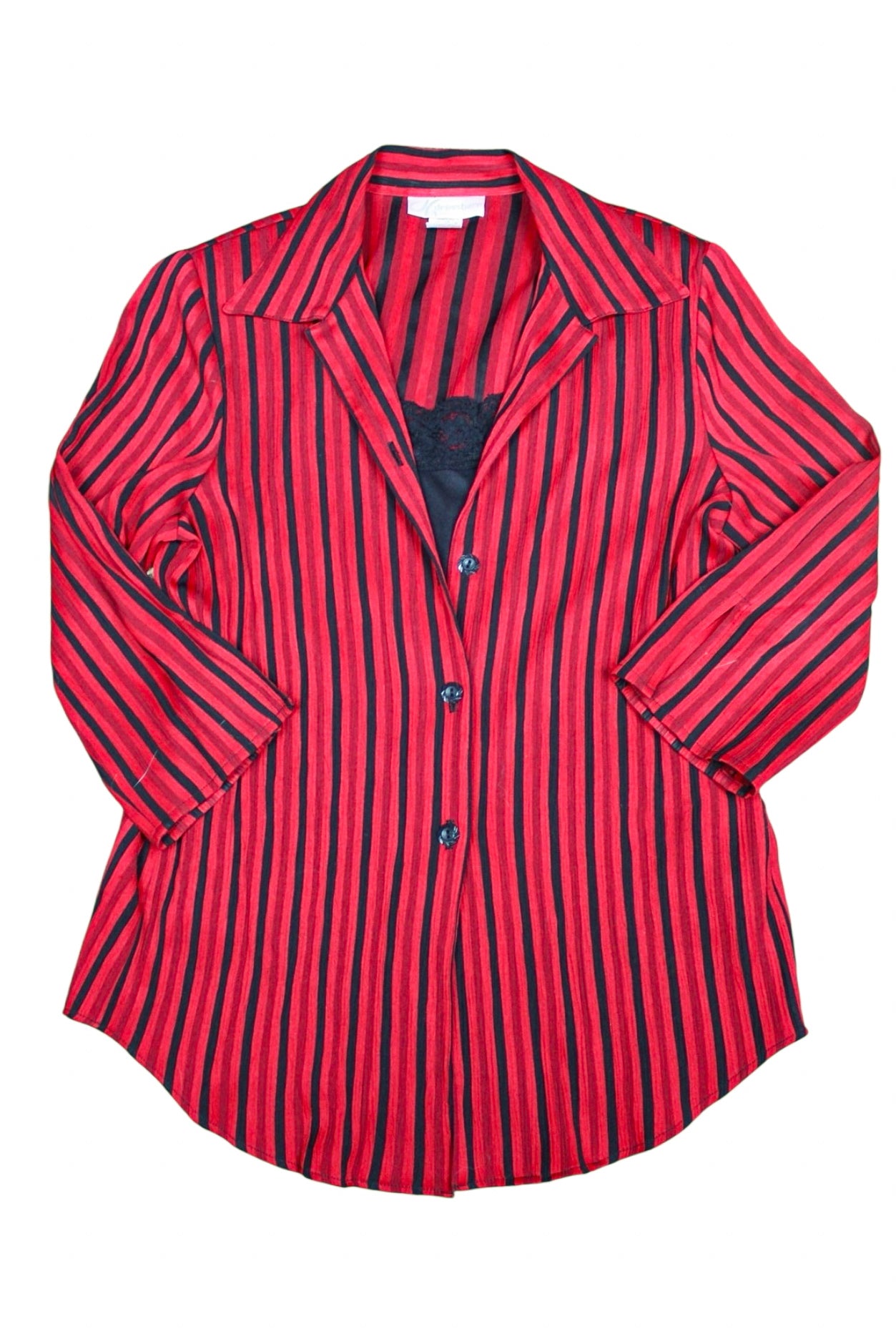 Vampy Button Up Blouse - L