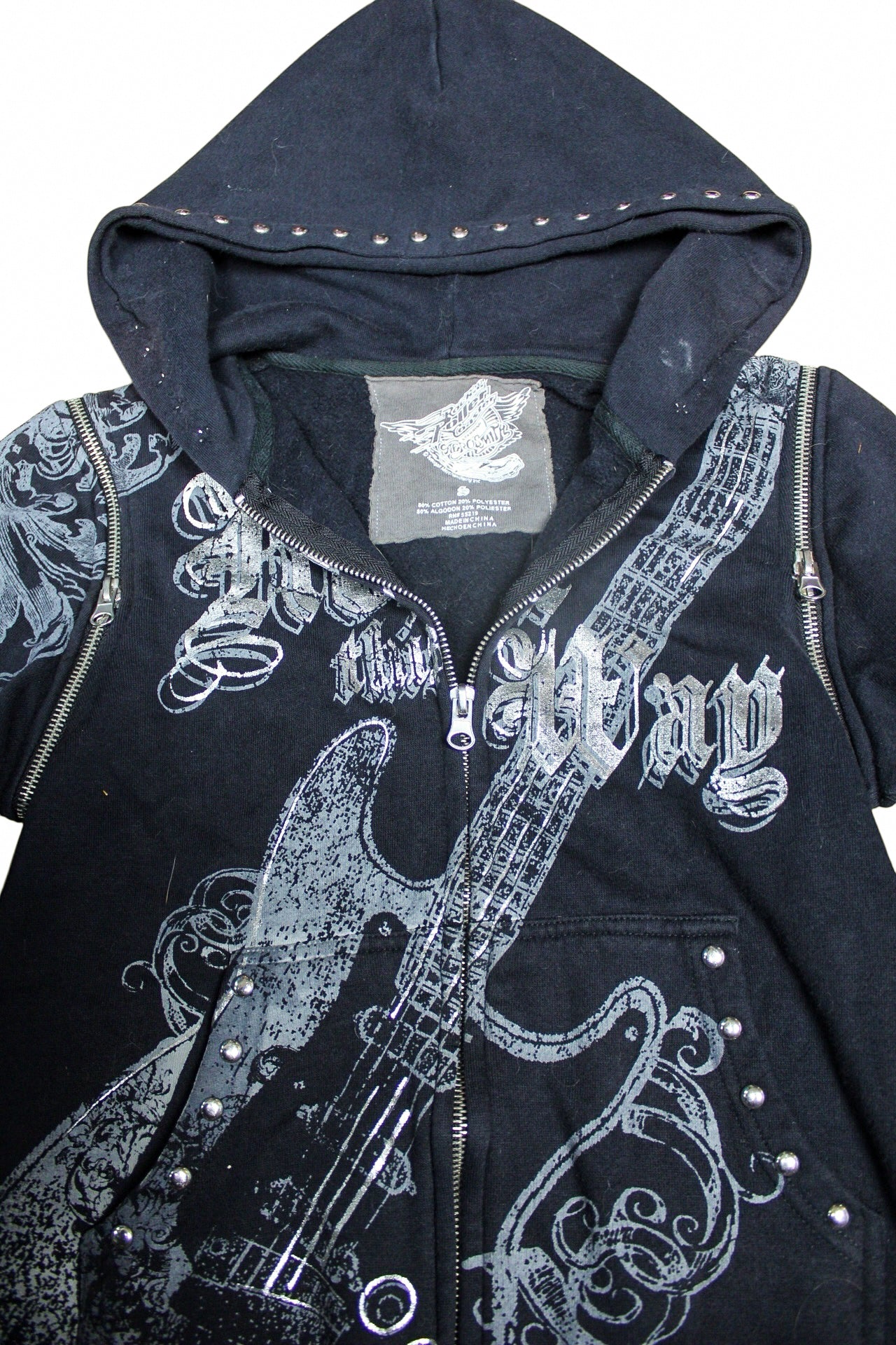 Rock This Way Zip Up Hoodie- XS/S