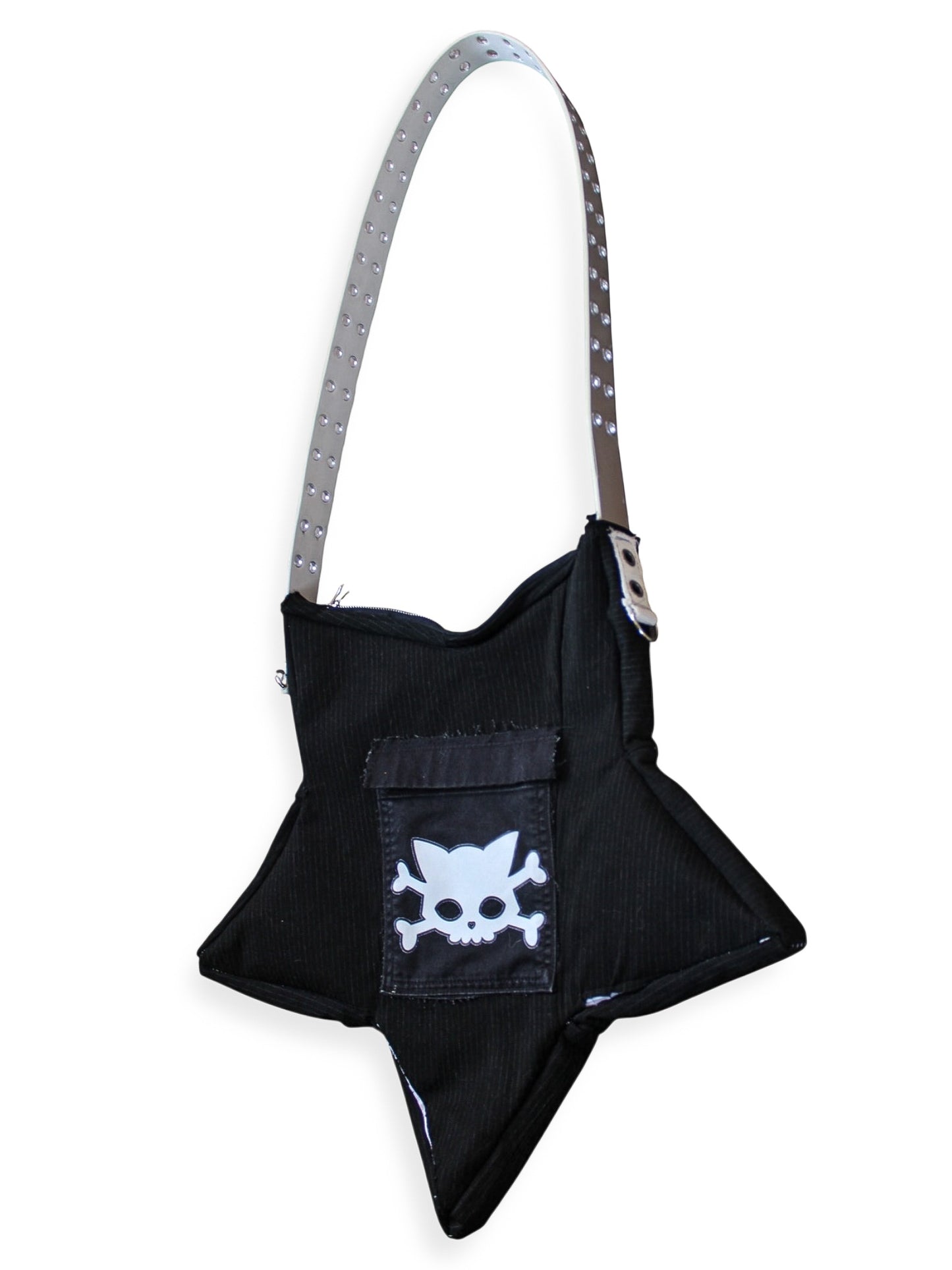 Super Mega Star Crossbody (Black Gingham)