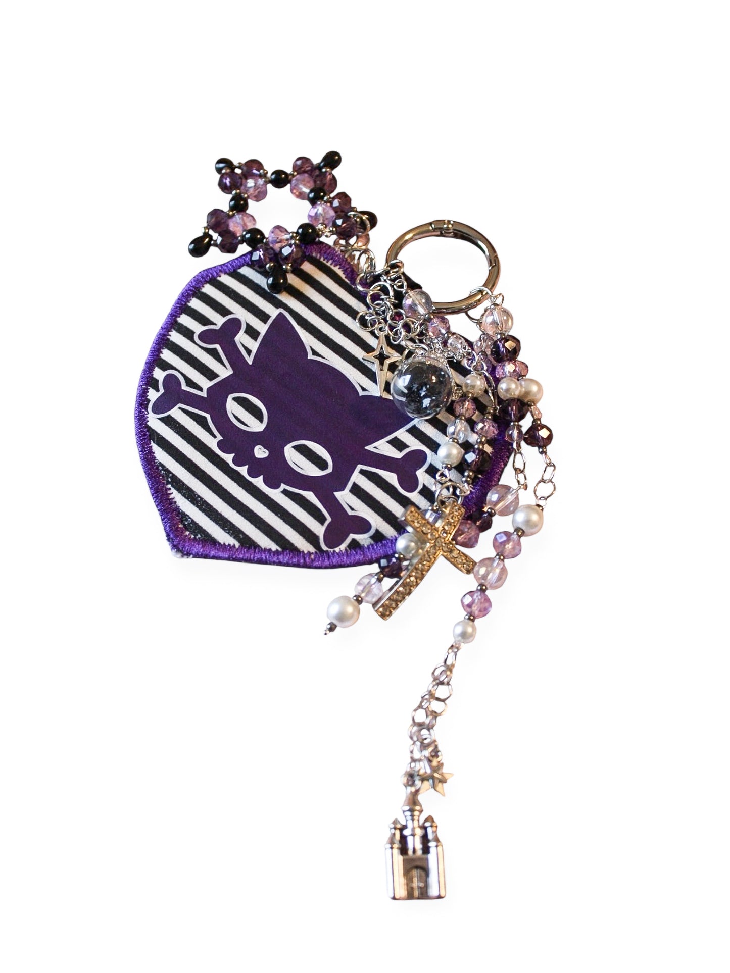 Star Student Keychain- Purple Heart