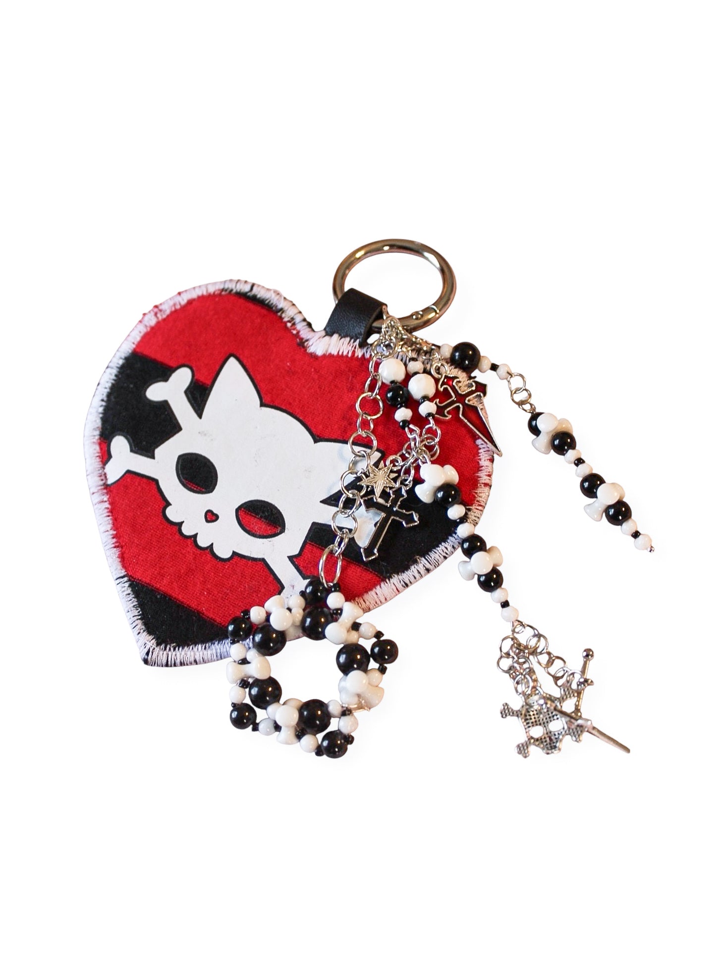 Star Student Keychain- Red Heart
