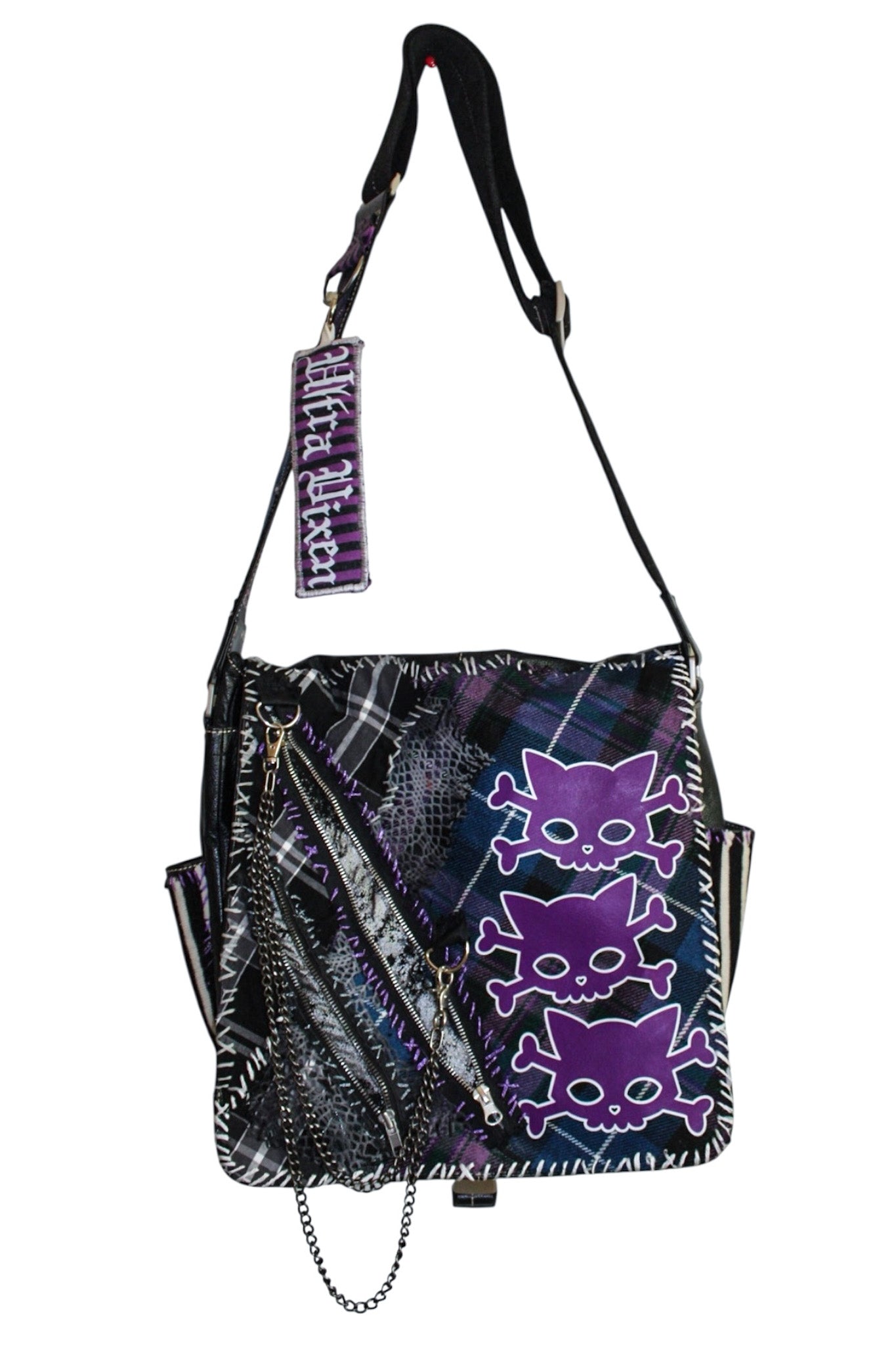 Cat Scratch Crossbody Messenger Bag