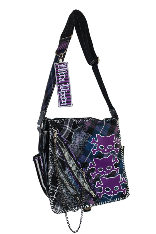 Cat Scratch Crossbody Messenger Bag
