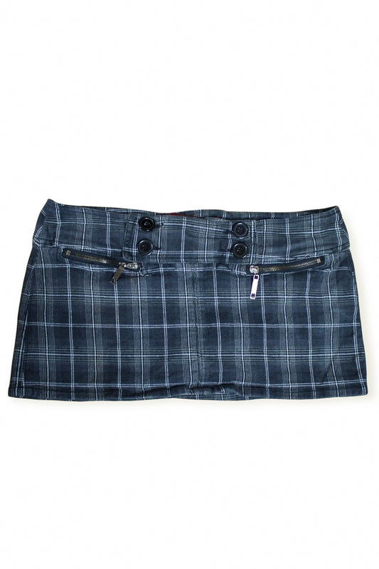 Plaid Micro Mini Skort- XL