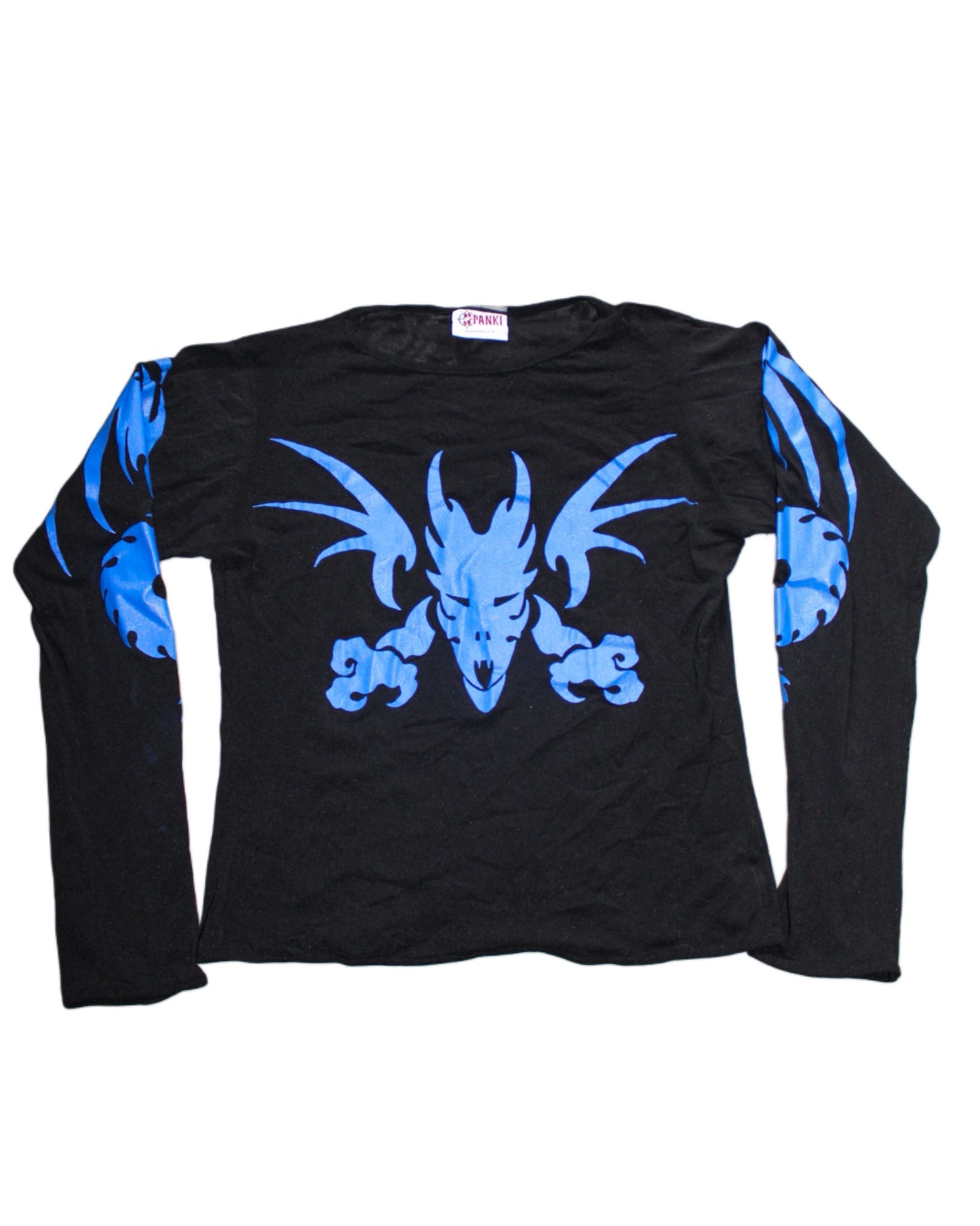 SPANKI BLUE DRAGON MESH TOP