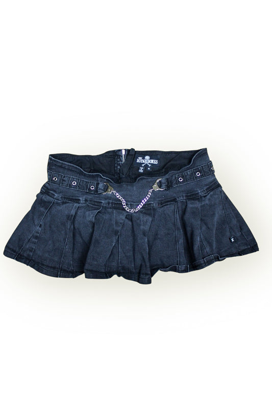Royal Bones Handcuff Micro Mini Skirt- L