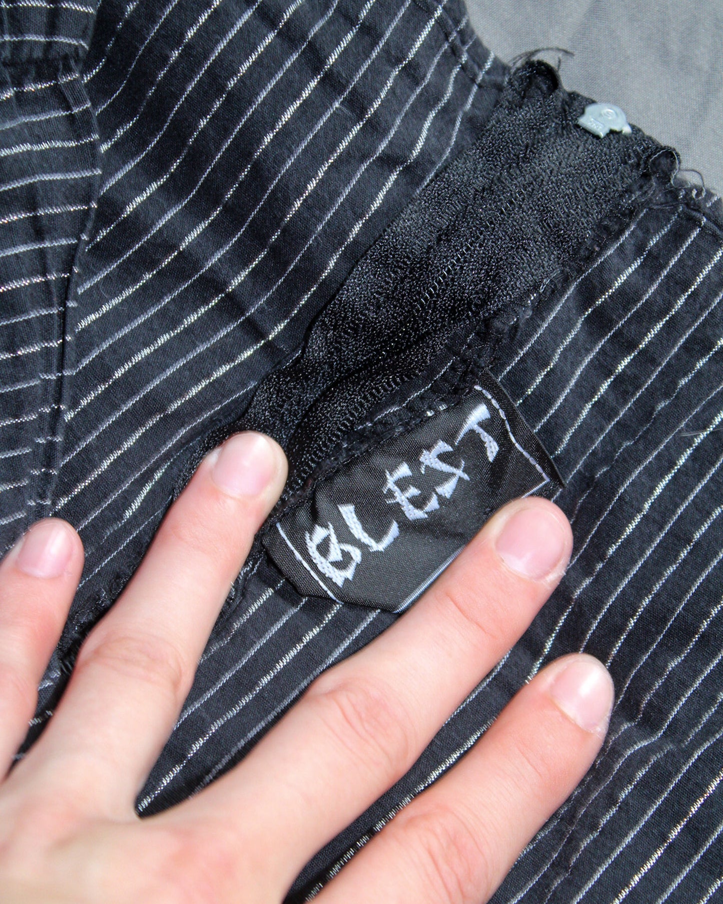 BLEST PINSTRIPE SKIRT