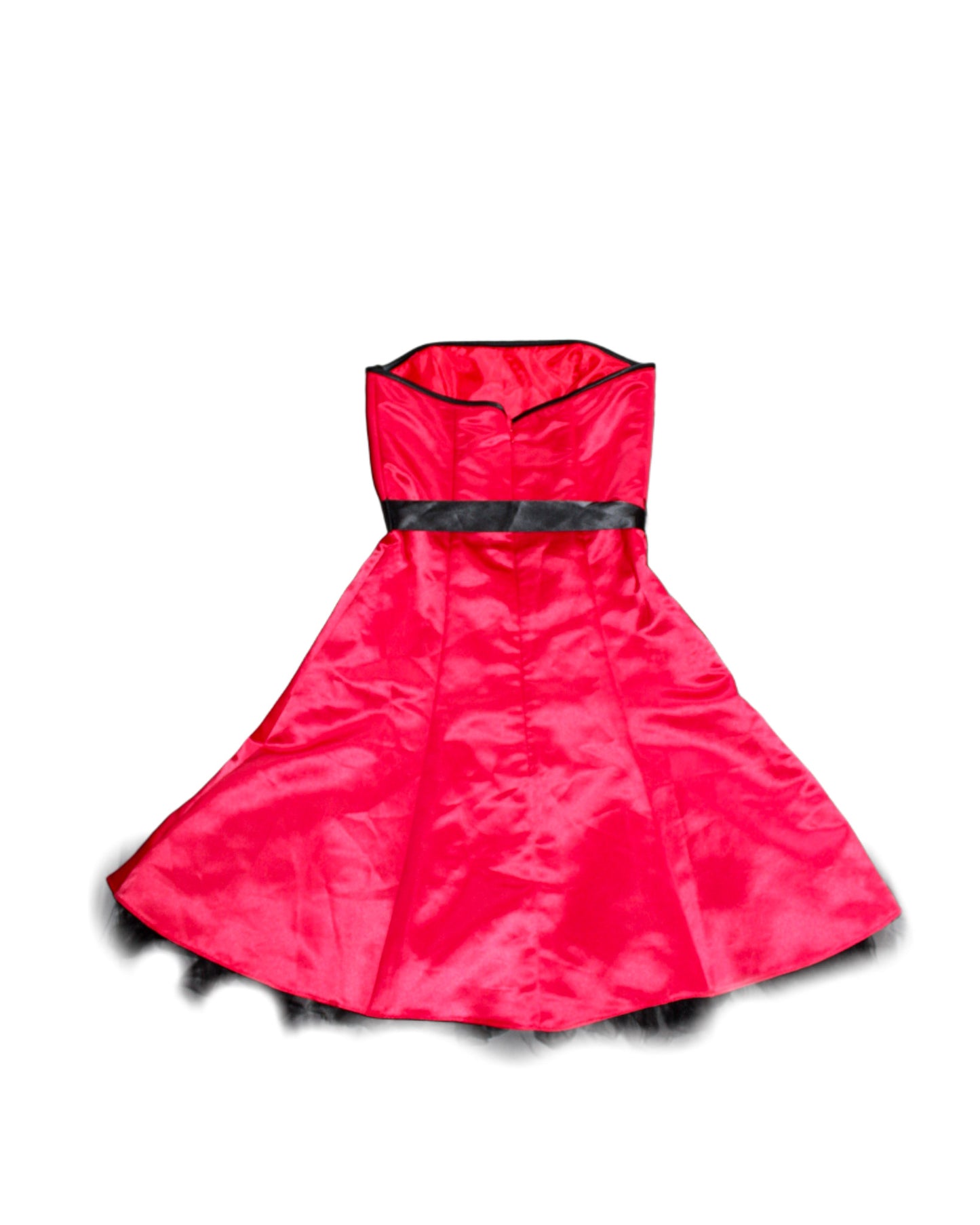 RED & BLACK GUNNE SAX DRESS