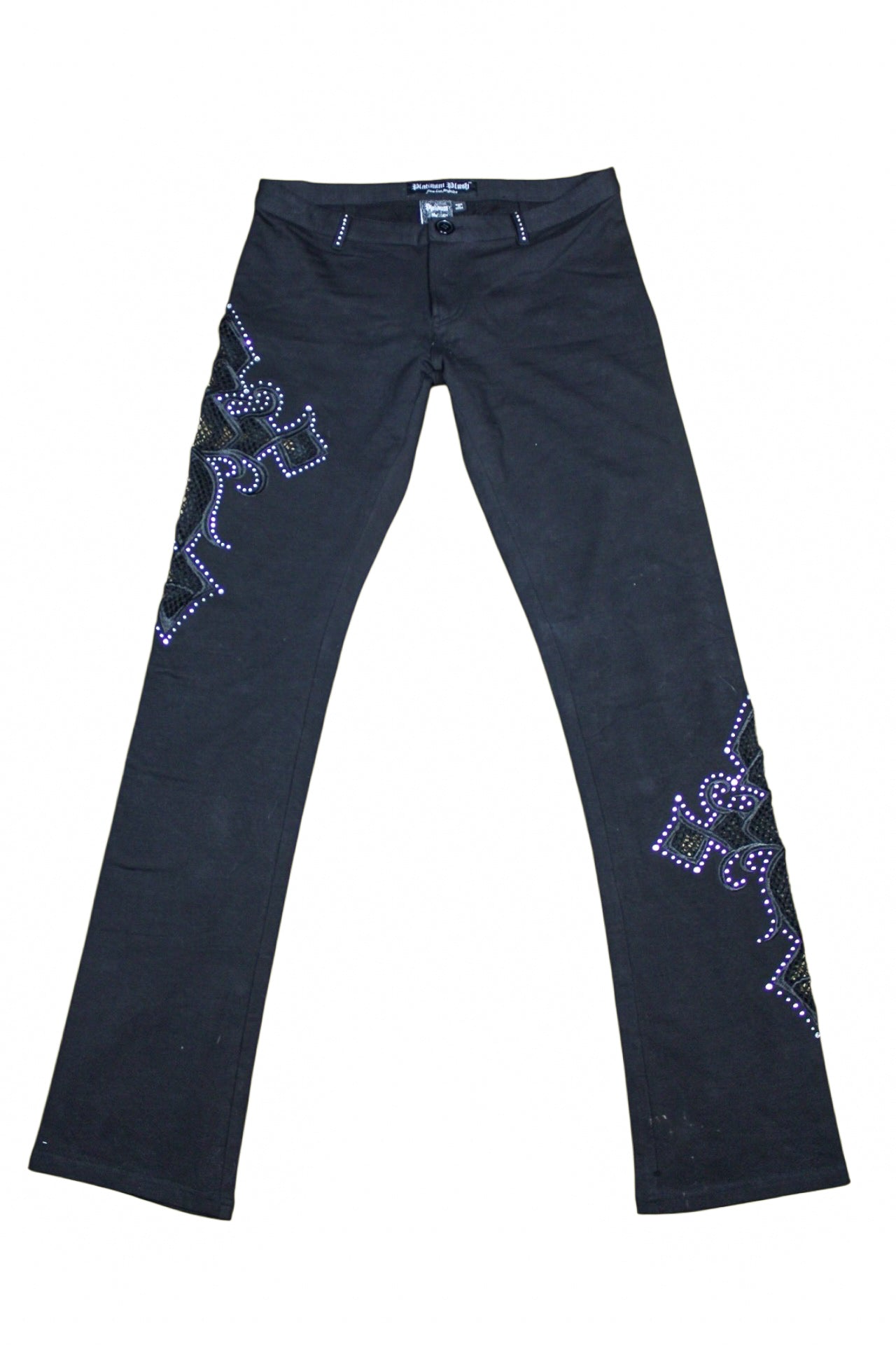 Platinum Plush Cross Pants - L