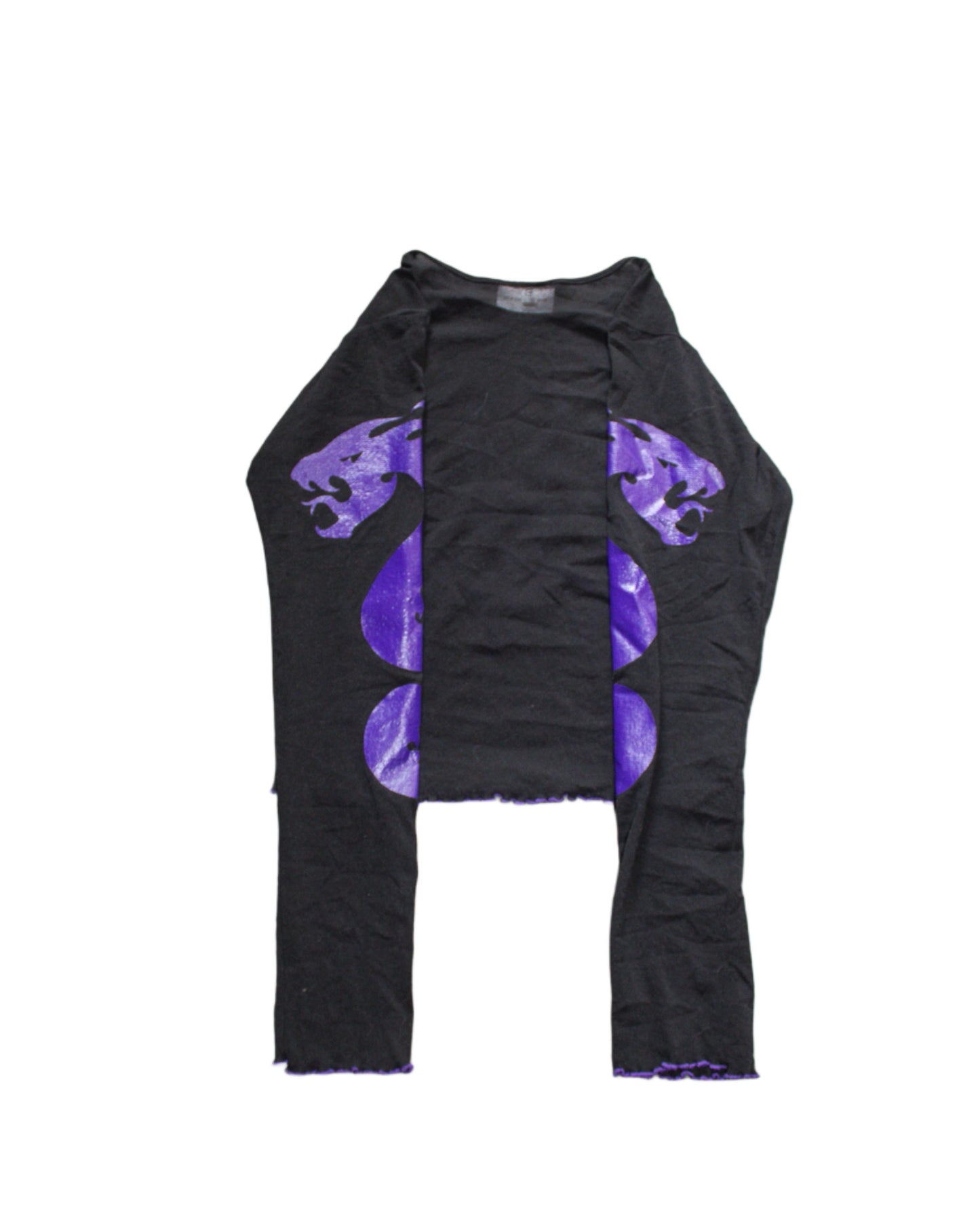 PURPLE SPANKI MESH TOP