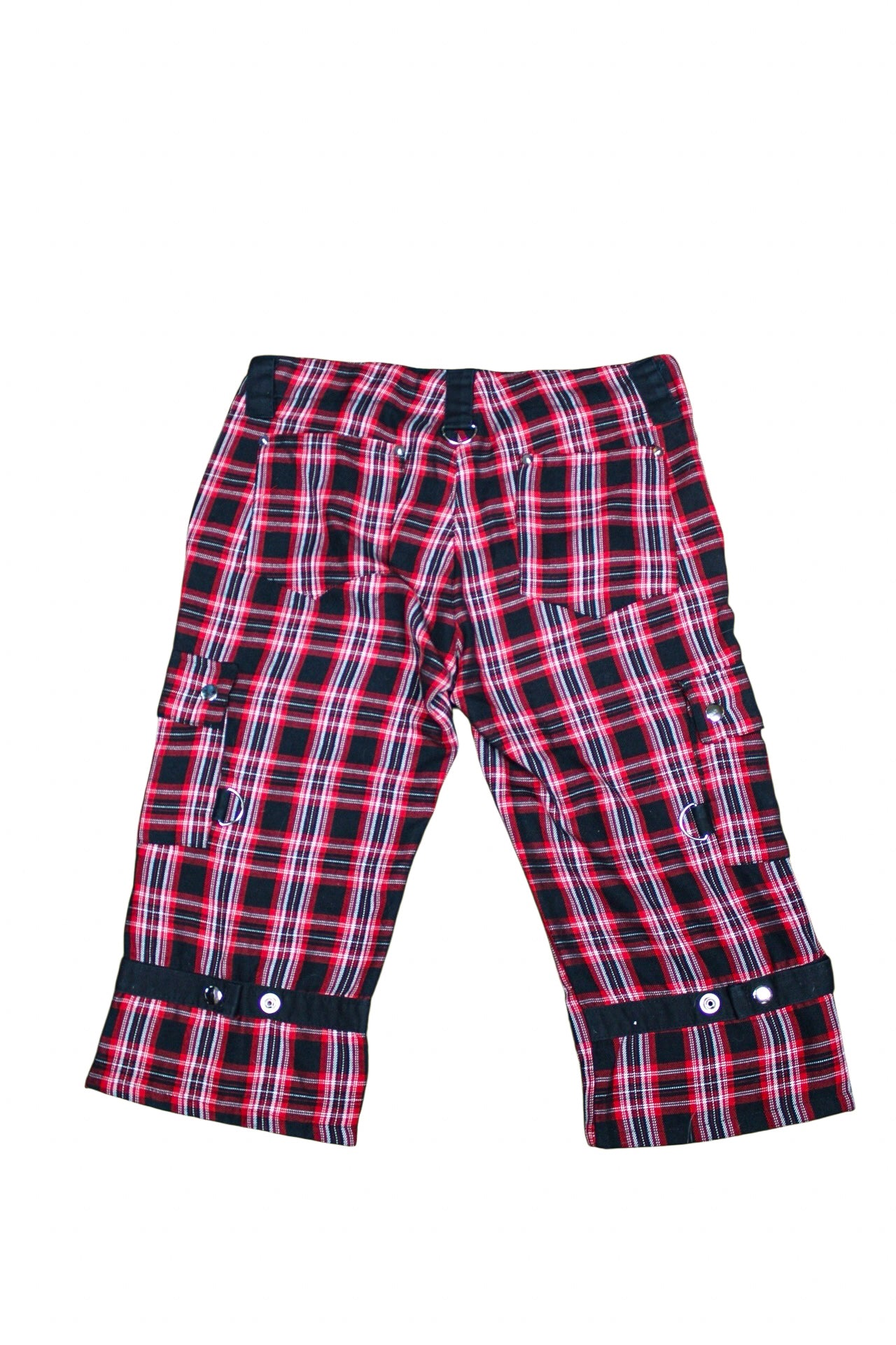 Super Low Fat Plaid Capris- S
