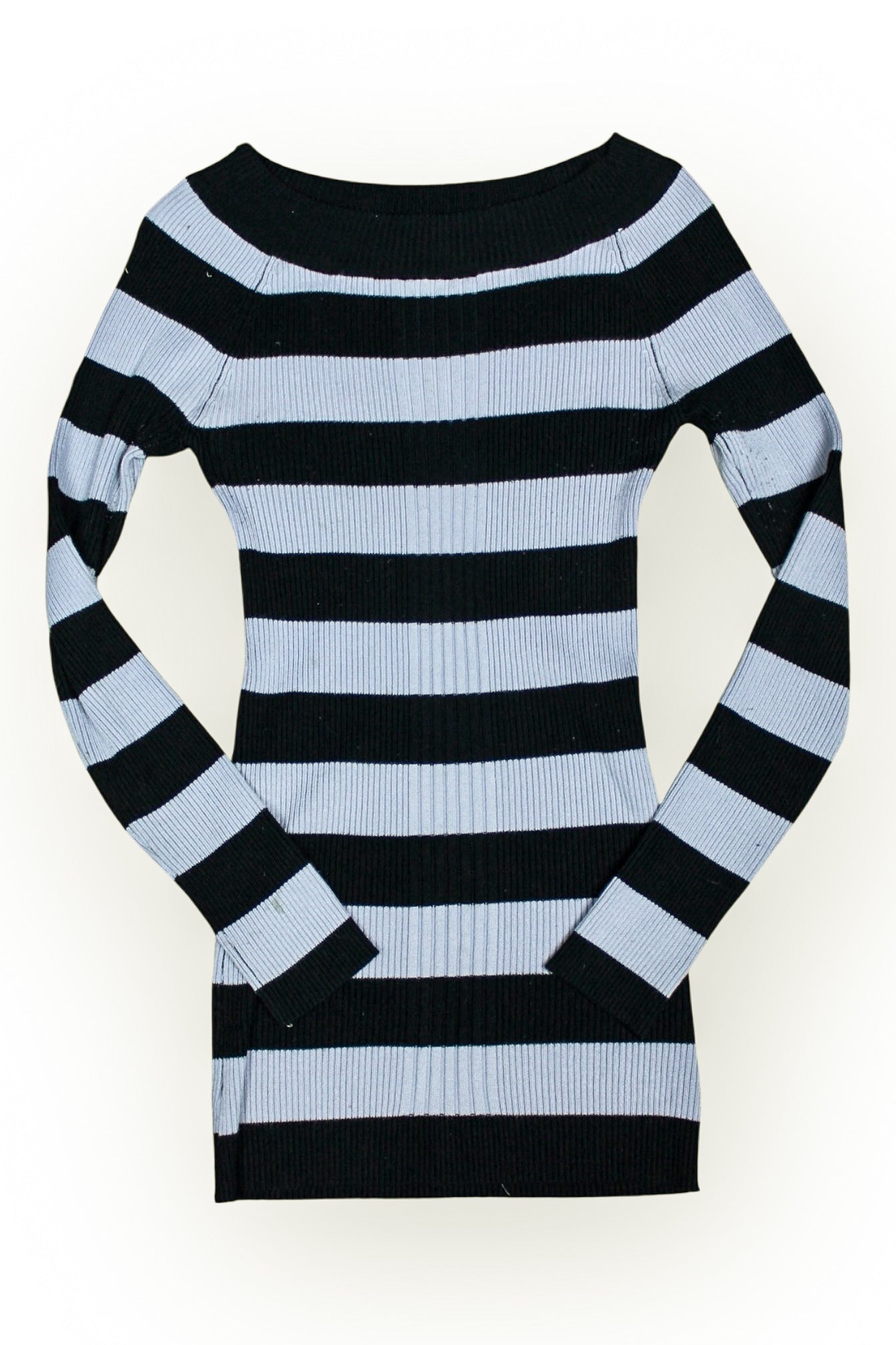 Derek Heart Stripe Long Sleeve - L