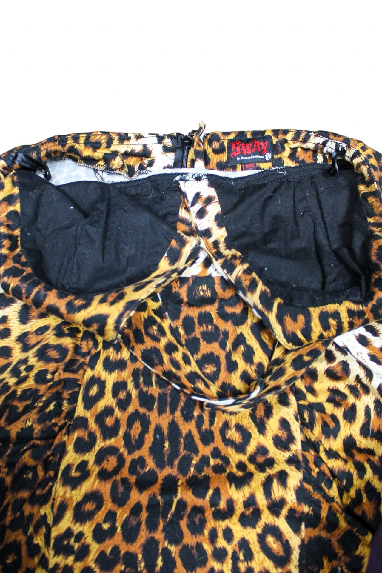Sway by Daang Goodman Leopard Rockabilly Dress- M