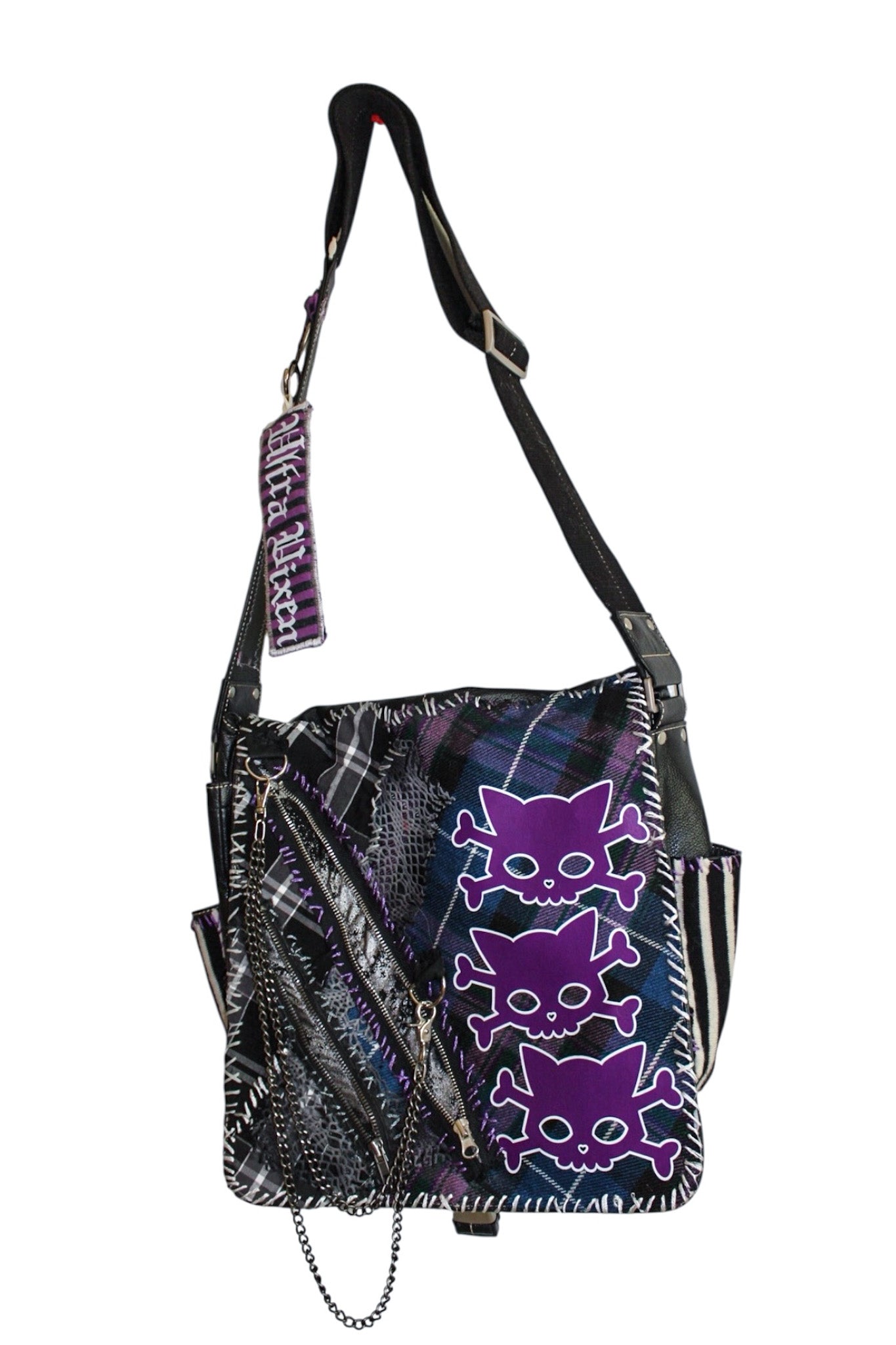 Cat Scratch Crossbody Messenger Bag