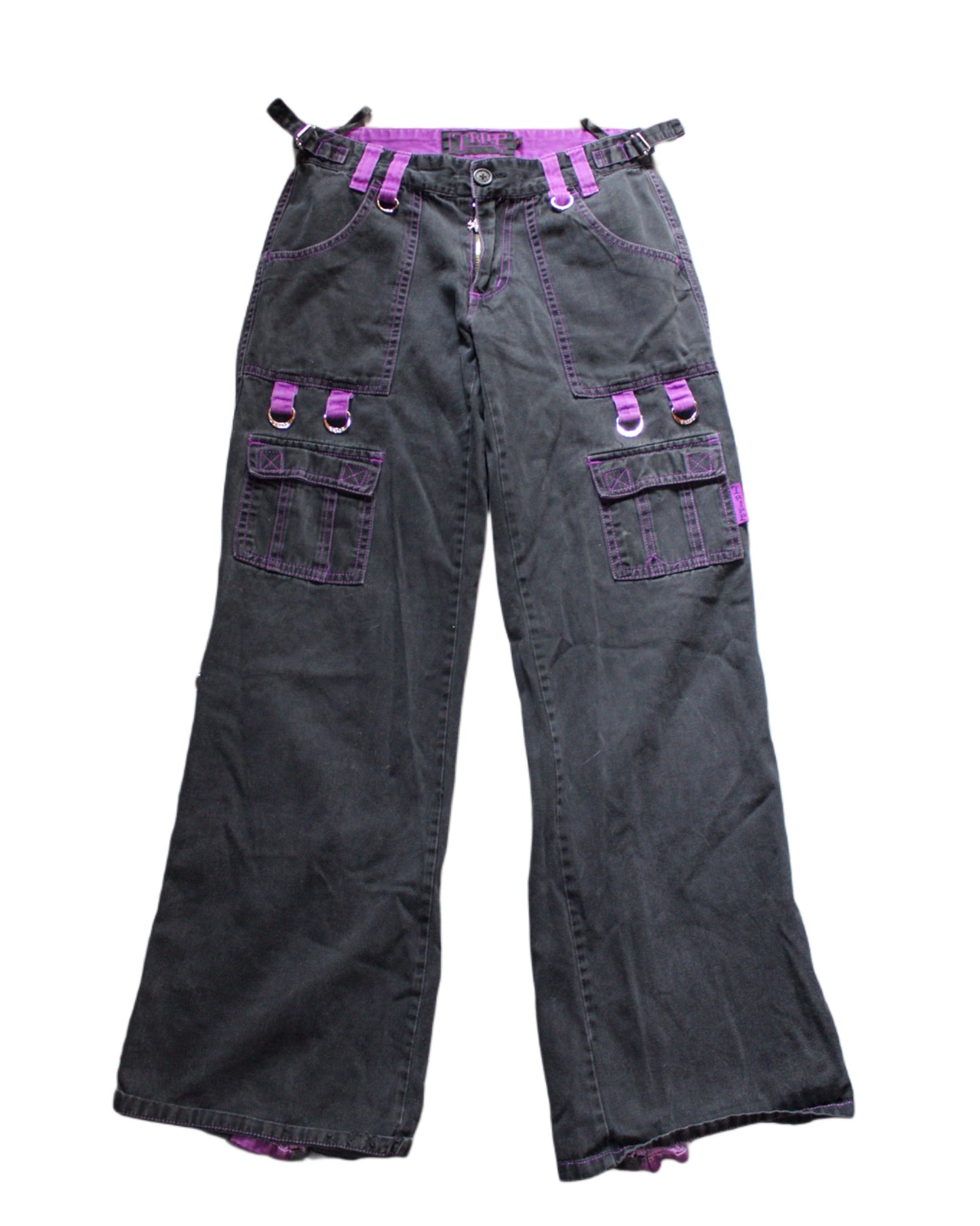 BLACK & PURPLE TRIPP PANTS