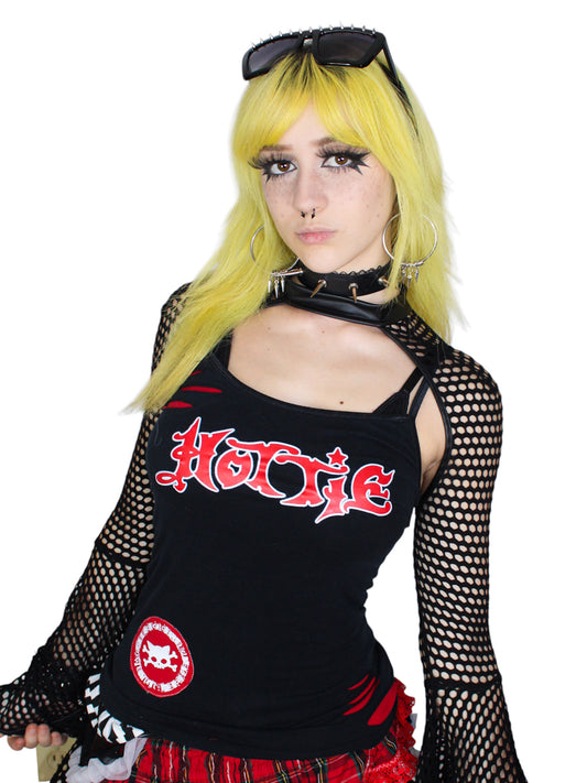 Hottie Tank (Red on Black) - XS