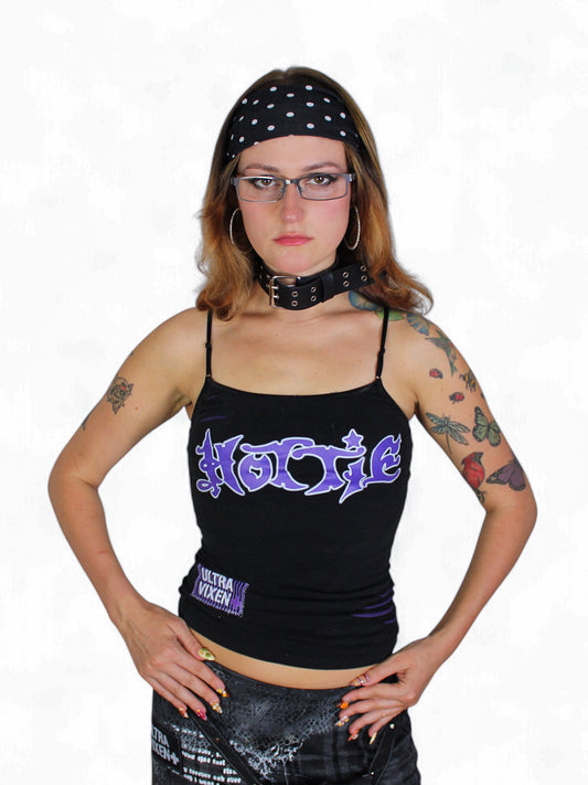Hottie Tank (Purple on Black) - S