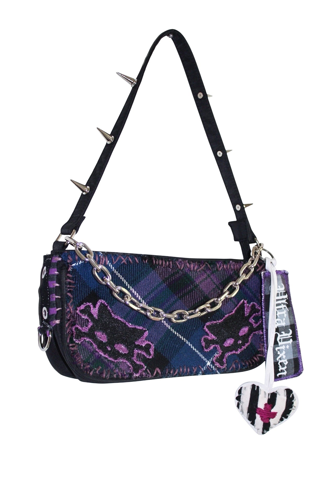 Twin Kitty Mini Bag (purple)