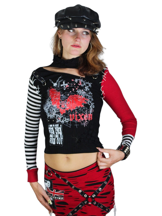 Batty Long Sleeve Top- S