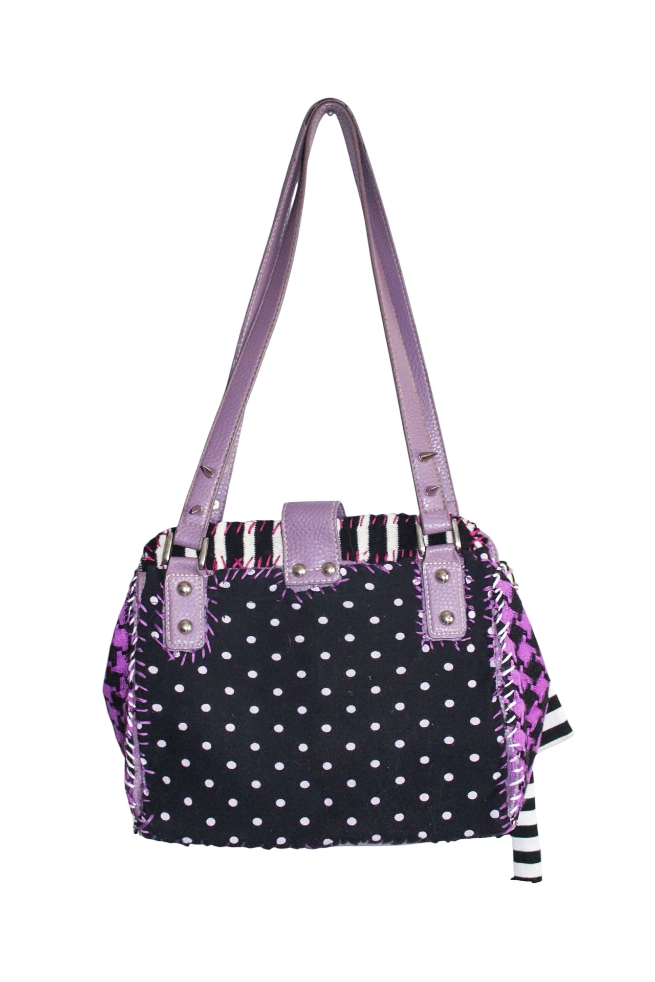 Twin Kitty Shoulder Bag (purple)