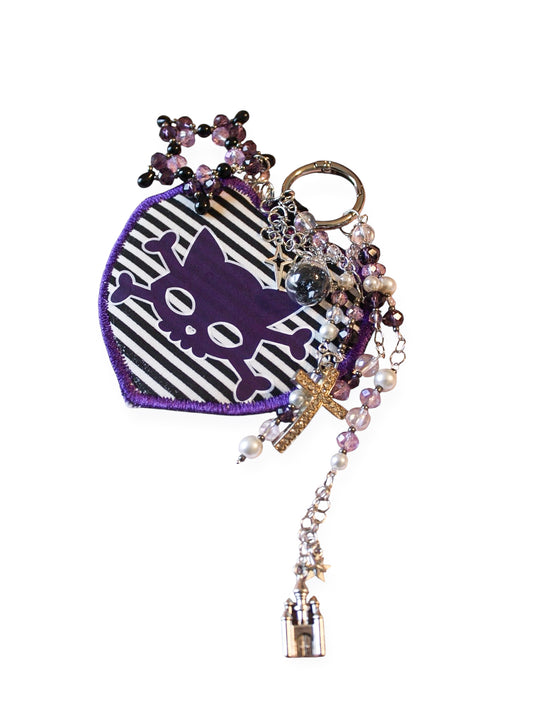 Star Student Keychain- Purple Heart