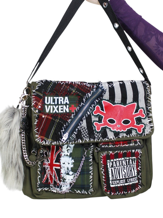 Kitty Girl Crossbody (Green Multi)