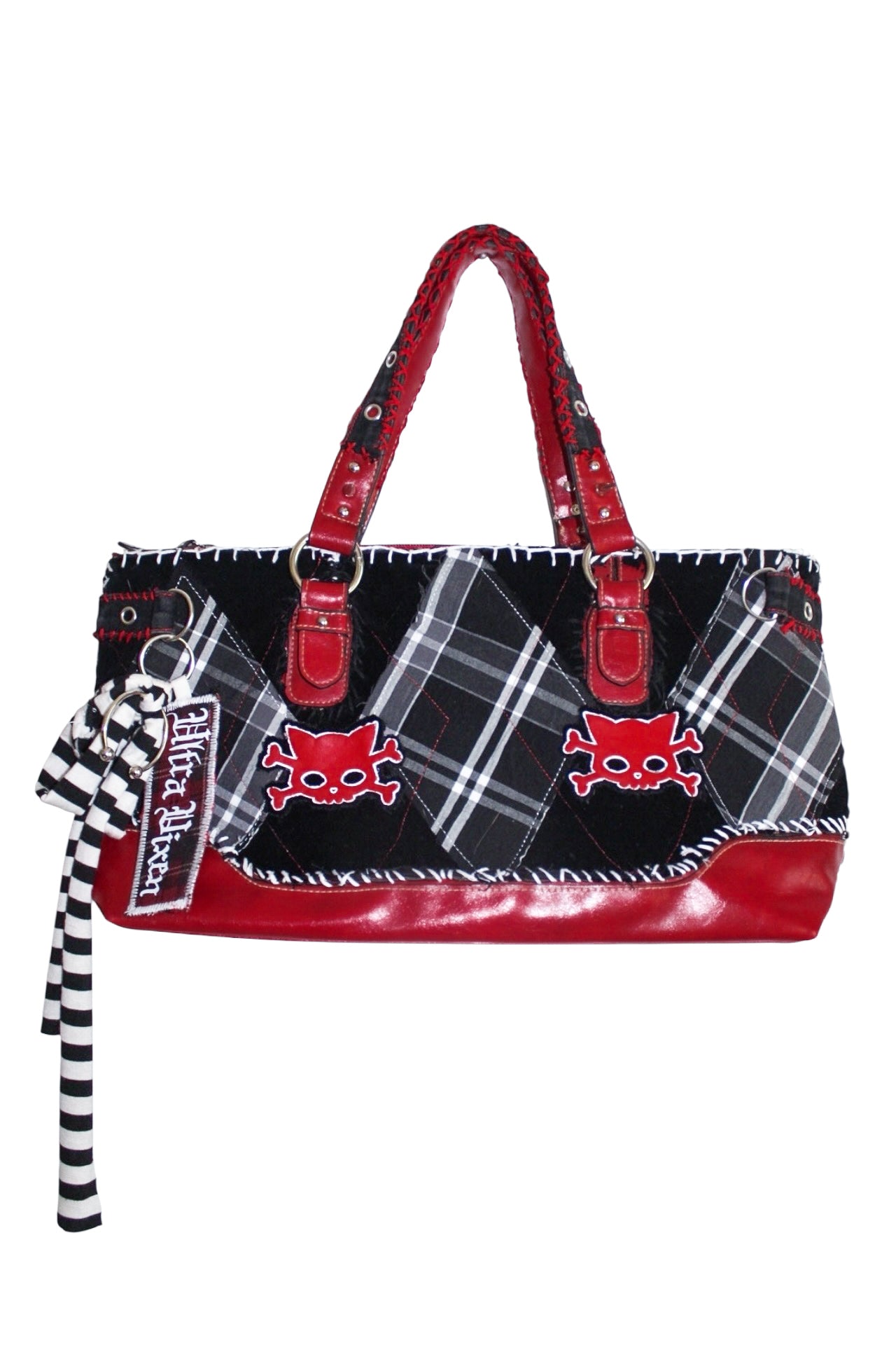 Twin Kitty Shoulder Bag (red)