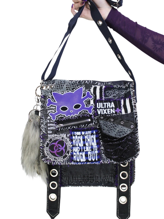 Kitty Girl Crossbody (Blue Multi)