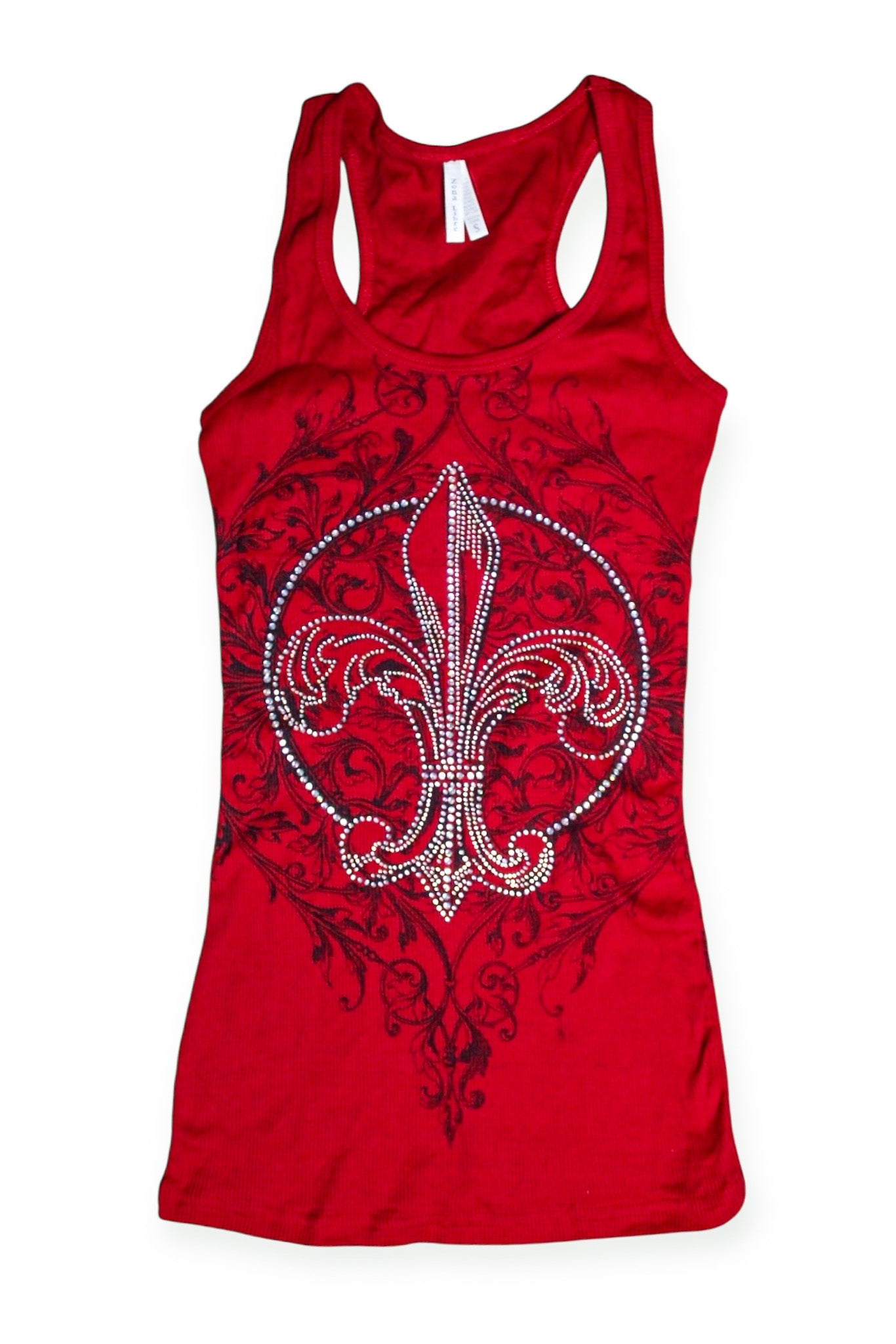 Affliction Style Deadstock Rhinestone Tank- S