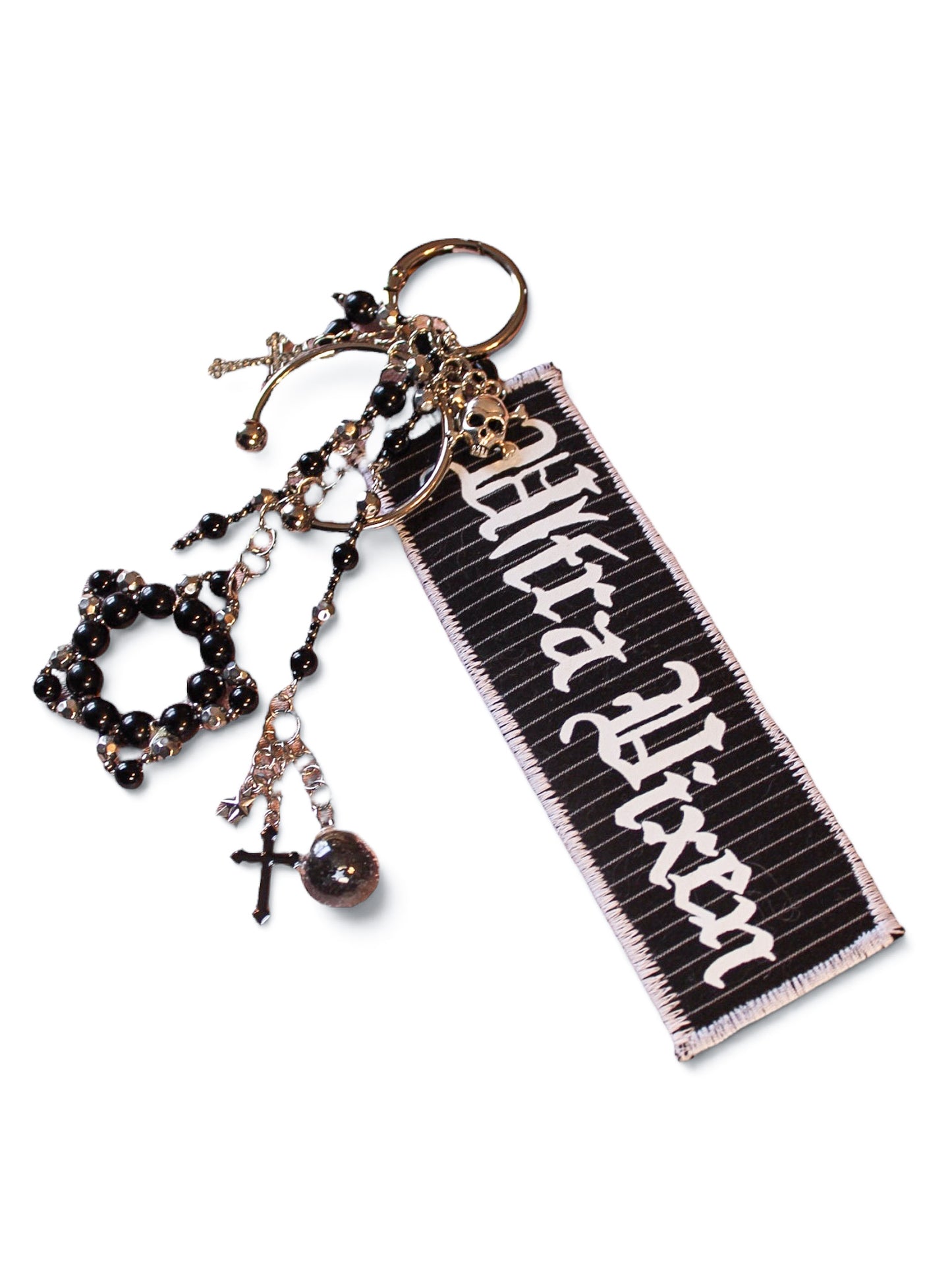 Star Student Keychain- Black Rectangle